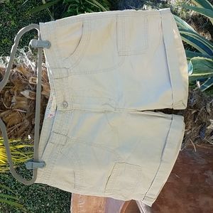 Levi's Cuffed Khaki Shorts